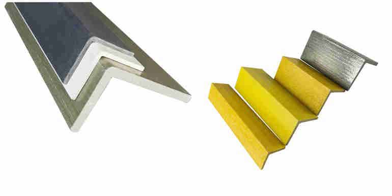 Light Weight  high strength Structural Pultrusion Fiberglass FRP L Shaped Angles_