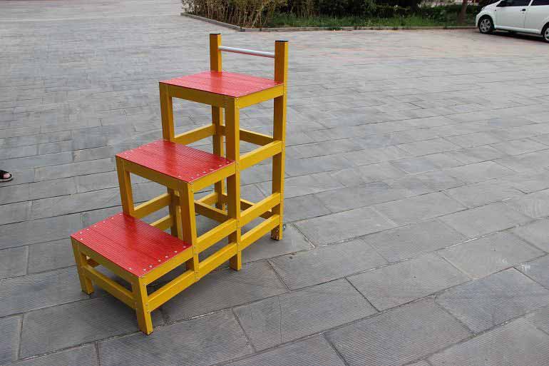 FRP movable insulation step stool ladders(001)