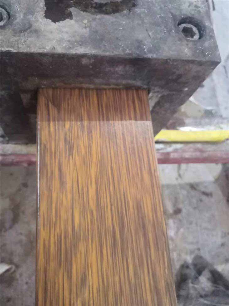 FRP GRP composite wood texture profiles beams