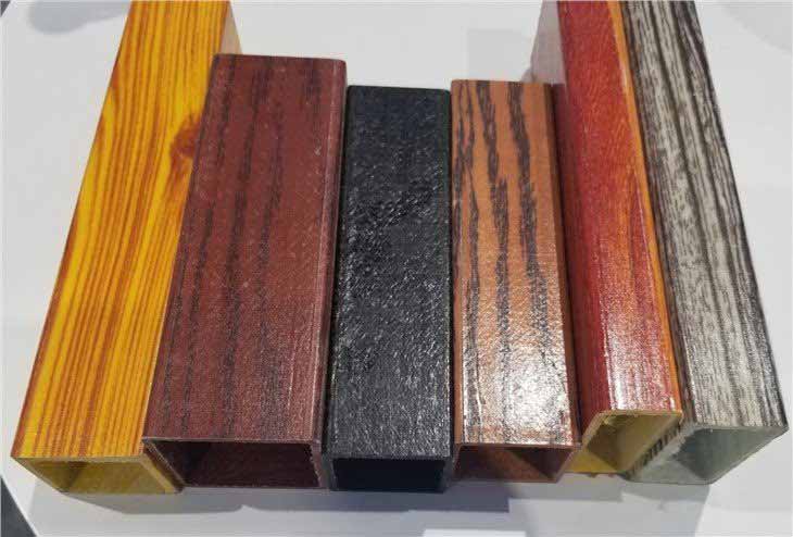 wood grain fiberglass profile, pultruded FRP shapes