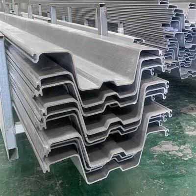 High Strength Fiberglass Composite Sheet Piles