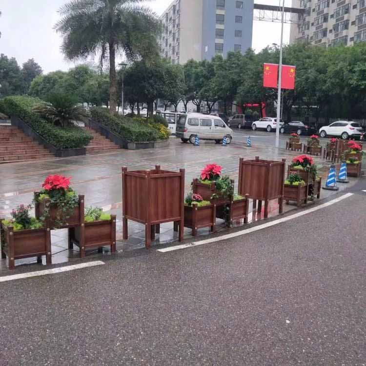 FRP GRP plant box  flower pots(001)