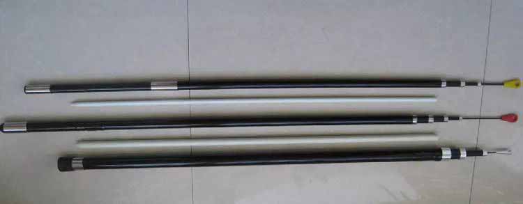 5-10m fiberglass telescopic bird pole,fiberglass mast(001)