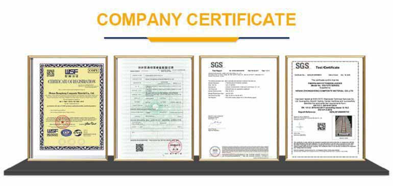 certificate FRP I beams