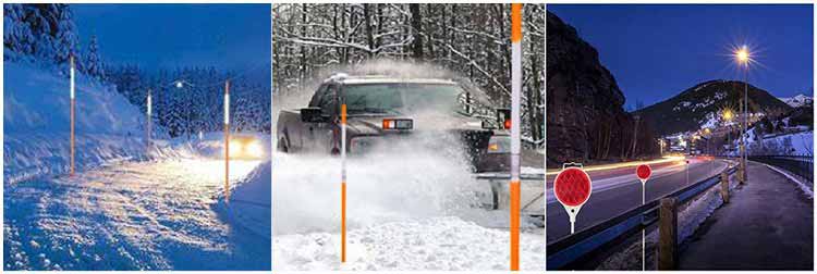 Driveway Snow Stakes