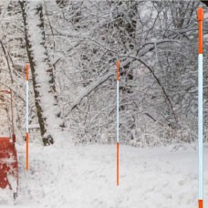 FRP snow markers pole