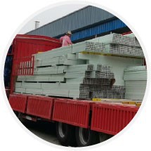 FRP Profiles Loading and delivery