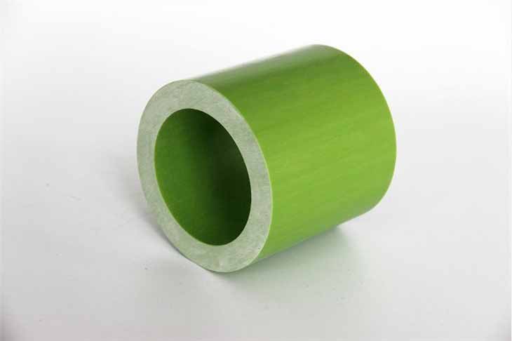 Green Color Epoxy Fiberglass Pultruded Round Tube FRP Tube(001)