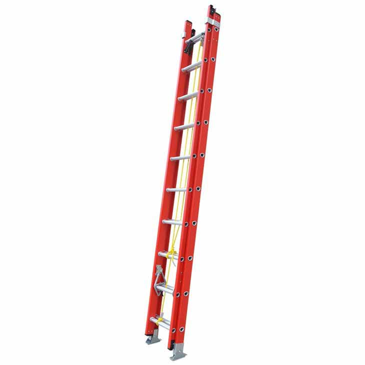 EN131 FRP Extension Fiberglass D-rung Aluminium Extension Ladder