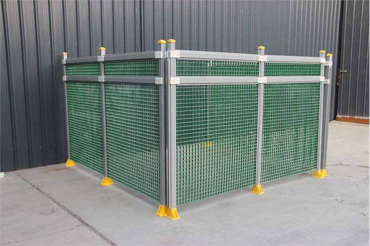 Insulated fiberglass composite grating fences(001)