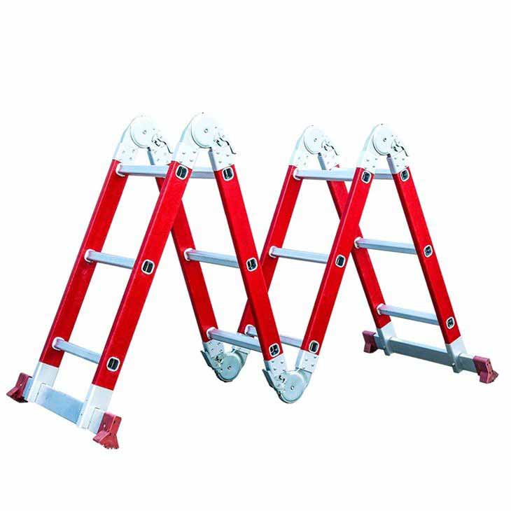 Chinese manufacturer hot sales multi-purpose fiber glass ladderfolding ladder