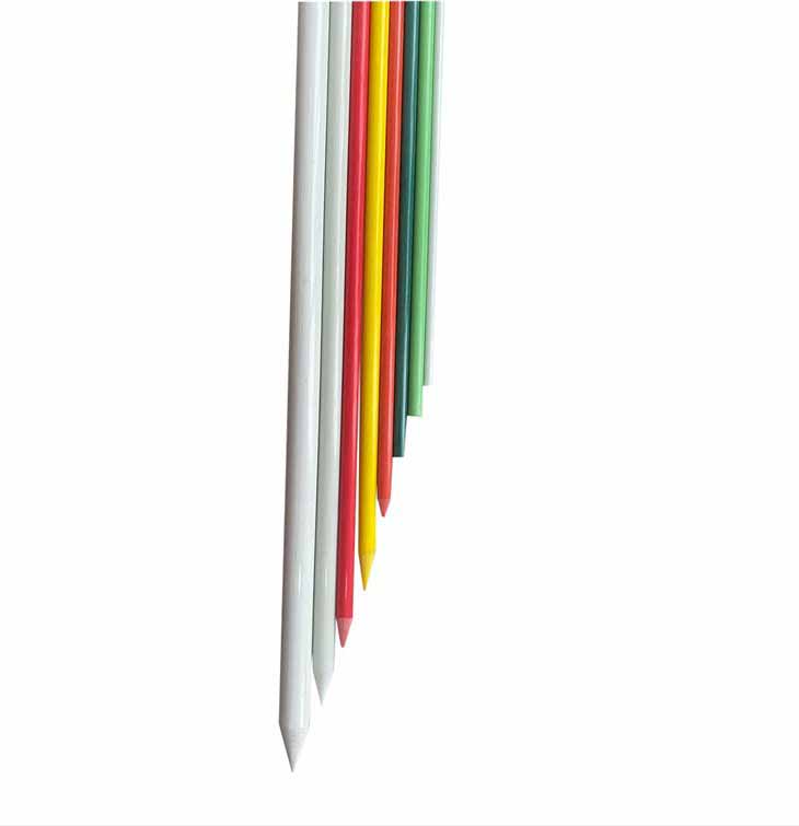 Fiberglass reinforced plastics tent poles Frp pole  rod tube  solid fiberglass rods for sale