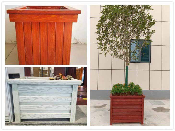 Outdoor FRP flower pot