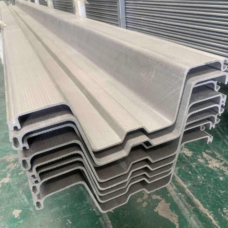 Fiberglass FRP Composite Sheet Pilling System